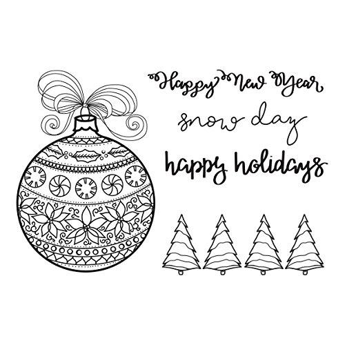 Spellbinders Happy Ornaments by Stephanie Low Stamp and Die Set