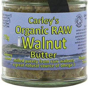 Carley's Organic RAW Walnut Butter 170g (Case of 6)