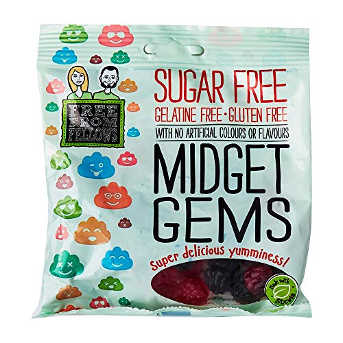 FREE FROM FELLOWS Midget Gems 100g (PACK OF 10)