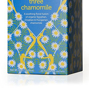 Pukka Three Chamomile 20 Tea Bags (Pack of 4)