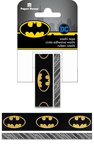 Paper House Productions Washi Tape Batman Logo, 2-Pack, 2 Piece