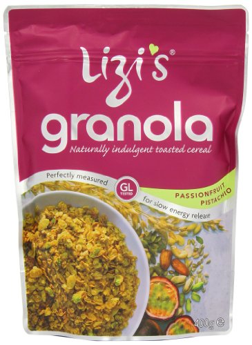 Lizi's Passionfruit Pistachio Granola 400 g (Pack of 4)