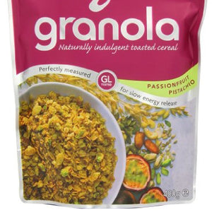 Lizi's Passionfruit Pistachio Granola 400 g (Pack of 4)