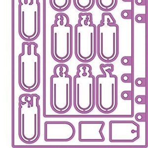 Prima Marketing 655350593254 My Prima Planner Metal Dies - Numbers