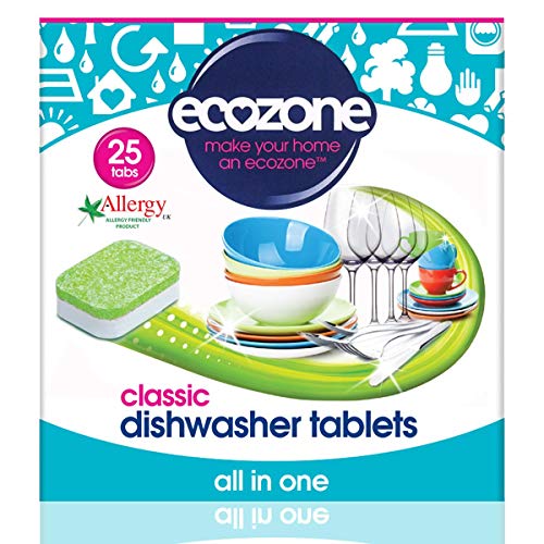 Ecozone All In One Classic Dishwasher Tablets, 25 Tablets