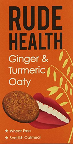 Rude Health Ginger and Turmeric Oaty Biscuits 200 g (Pack of 4)