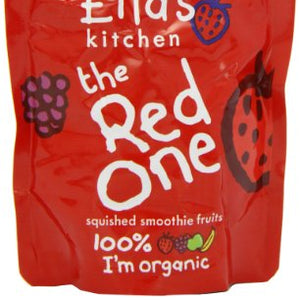 Ella's Kitchen The Red One Organic Squished Smoothie Fruits 90 g (Pack of 5)