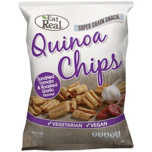 Eat Real Tomato Garlic Quinoa Chips 22g (Pack of 24)