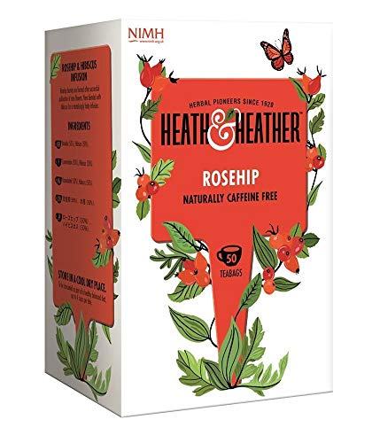 Heath & Heather Rosehip and Hibiscus Herbal 50 Teabags