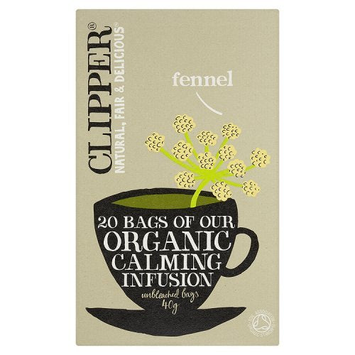Clipper Organic Fennel Infusion Tea Bag - Pack of 20, 40 g