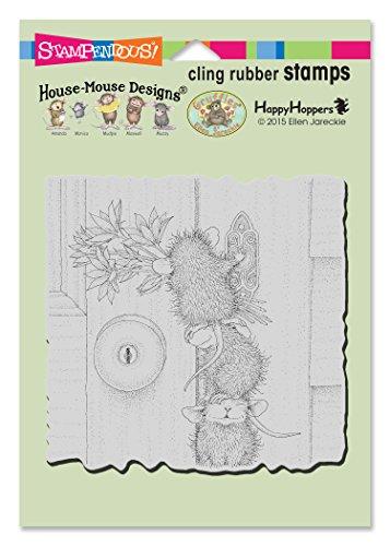STAMPENDOUS HMCW07 Doorbell Ringers House Mouse Stamp