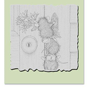 STAMPENDOUS HMCW07 Doorbell Ringers House Mouse Stamp