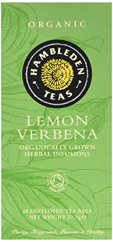 Hambleden Herbs Organic Lemon Verbena 20 Tea Bags (Pack of 6)