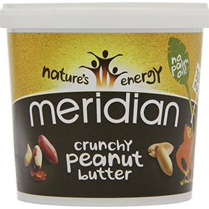 Meridian Natural Crunchy Peanut Butter - No added sugar and no added salt - 1kg