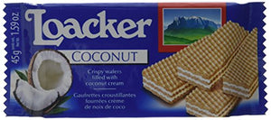 Loacker Coconut Wafers 45 g (Pack of 25)