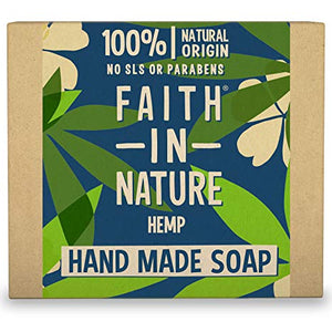 Faith in Nature Organic Hemp and Green Tea Soap 100g Pack of 3