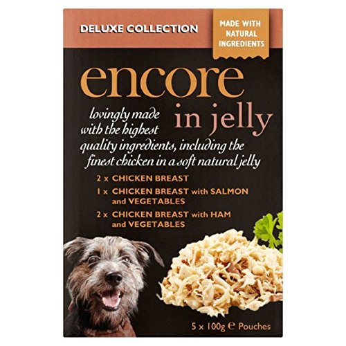 Encore Dog Jelly Pouch Deluxe Collection Multipack (5x100g) (Pack of 4)