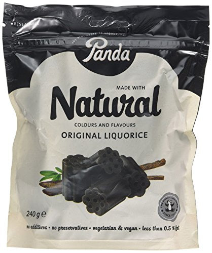 Panda Liquorice Cuts Bag 240 g (Pack of 6)