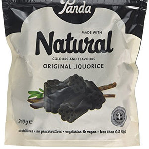 Panda Liquorice Cuts Bag 240 g (Pack of 6)