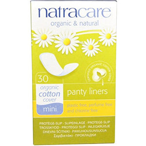 Natracare Natural Mini Panty Liners - 30 Pack