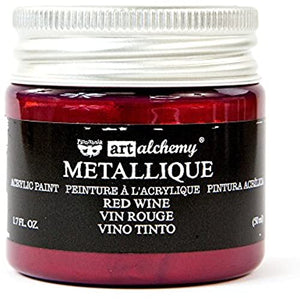 Prima Marketing Art Alchemy Metallique Acrylic Paint-Red Wine