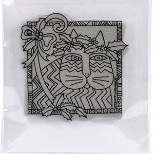 Stampendous LBCW008 Cling Stamp Holly Cat