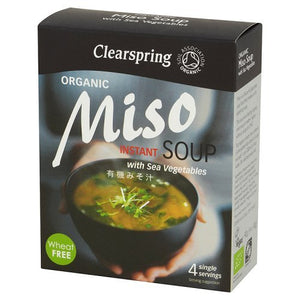 Clearspring Organic Instant Miso Soup with Sea Vegetable, 40g