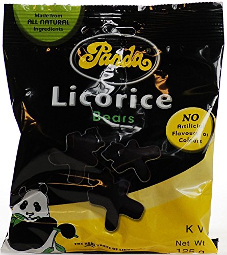 Panda Soft Liquorice Bears (125 Grams)