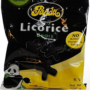 Panda Soft Liquorice Bears (125 Grams)