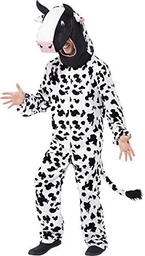 Smiffys Adult Unisex Cow Costume, Bodysuit and Hood, Party Animals, Serious Fun, One Size, 43810