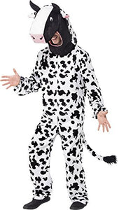 Smiffys Adult Unisex Cow Costume, Bodysuit and Hood, Party Animals, Serious Fun, One Size, 43810
