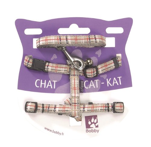 Harness+ Leash Cat Kilt Beige Xs