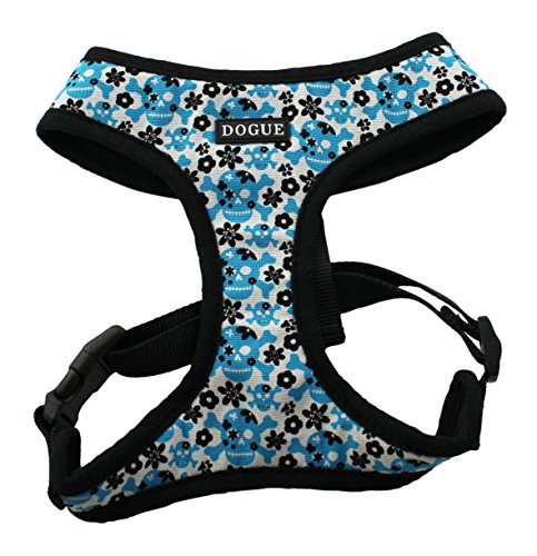 Skull Harness Blue Large