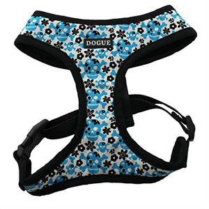 Skull Harness Blue Medium