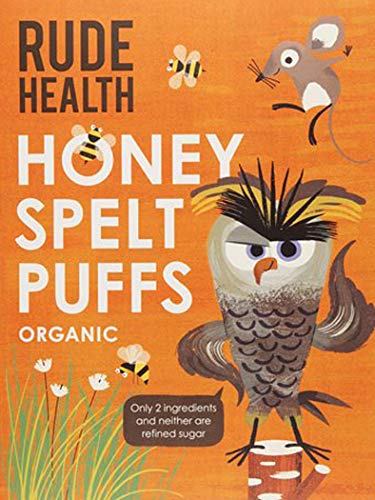 Rude/H Organic Honey Spelt Puffs [175g] (Pack of 2)
