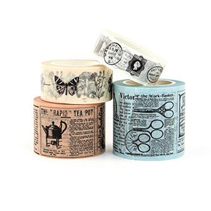 Prima Marketing Inc. 655350630546 Prima Travelers Journal Tape, Mixed Colors