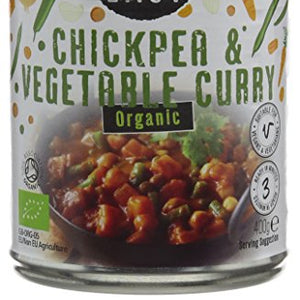 Free and Easy Organic Chick Pea Vegetable Curry 400 g (Pack of 3)