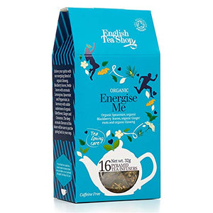 English Tea Shop Organic Tea - Engerise 16 Pyramid Tea Bags (Pack of 6)