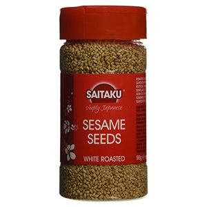 Saitaku White Roasted Sesame Seeds, 95g