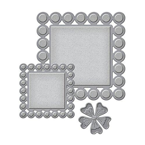 Spellbinders S1-009 Die D-Lites Beaded Squares Etched/Wafer Thin Dies