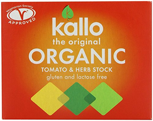 Kallo Organic Tomato & Herb Stock Cubes 66g (Case of 15)
