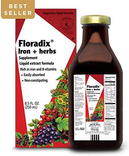 Floradix Liquid Iron Formula 250ml (Pack of 4)