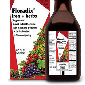 Floradix Liquid Iron Formula 250ml (Pack of 4)