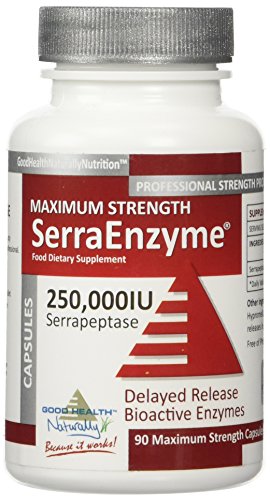 Serra Enzyme™ 250,000IU Maximum Strength - 90 Capsules
