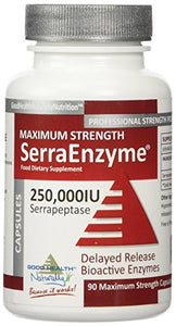Serra Enzyme™ 250,000IU Maximum Strength - 90 Capsules