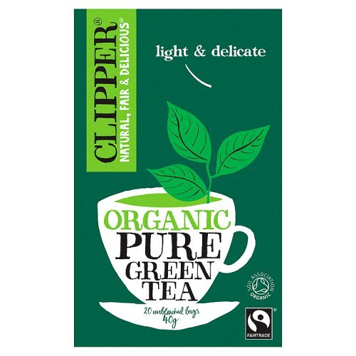 Clipper Organic Pure Green Tea (Pack of 6)