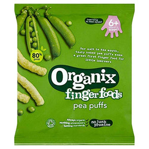 Organix Baby Pea Puffs 6m+ 15g (Pack of 5)