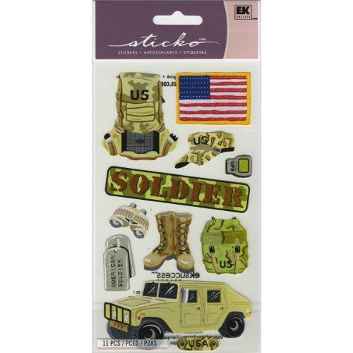 Sticko Classic Stickers, U.S. Soldier
