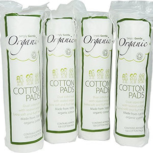 Simply Gentle Cosmetic Cotton Pads 100 Pads ( Pack of 4)
