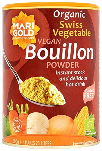 MARIGOLD HEALTH FOODS Organic Swiss Vegetable Bouillon 500g (PACK OF 2)